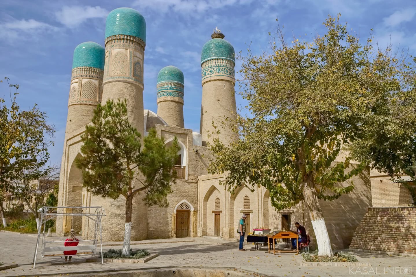 The First Customer⁠
.⁠
.⁠
Beneath the turquoise towers of old Bukhara, another ordinary day on the Silk Road begins.⁠
.⁠
.⁠
#SilkRoad #Bukhara #ChorMinor
