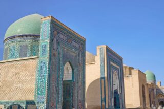 Turquoise Harmony⁠
.⁠
.⁠
Geometric patterns, vibrant mosaics, and majestic domes come together in a scene that embodies the spirit of Samarkand. Light and shadow reveal the remarkable craftsmanship and timeless beauty of the Silk Road's architectural heritage.⁠
.⁠
.⁠
#SilkRoad #Samarkand #ShahiZinda